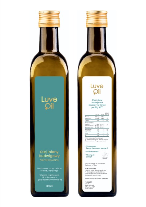Olej lniany budwigowy